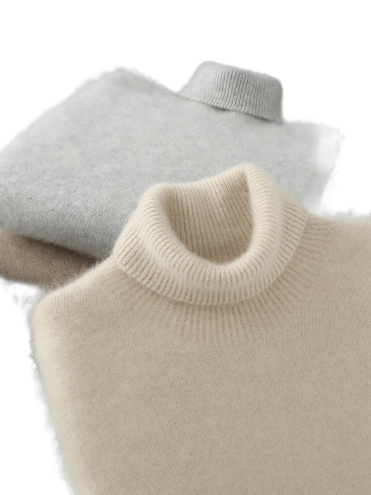 Men's sweater made from 100% wool with stand-up collar