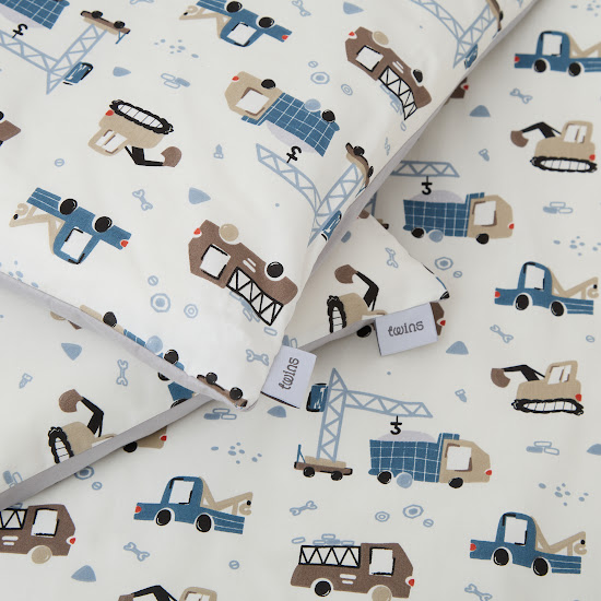 Children's changeable bedding set 4 el Twins Satin Limited Car