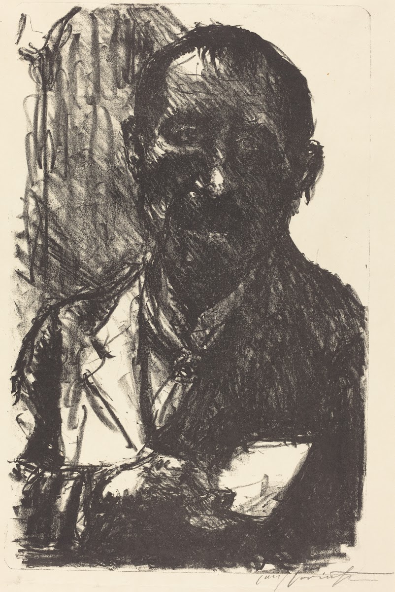 Self Portrait Sketching 1920