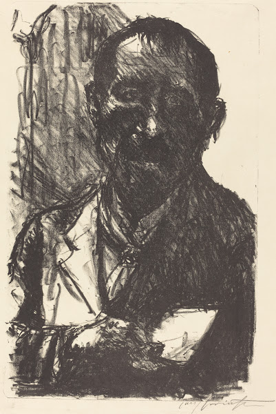 Self Portrait Sketching 1920