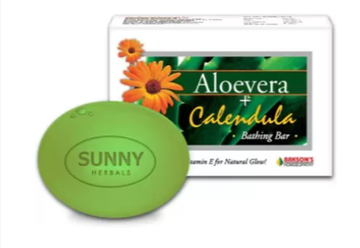 Bakson Sunny Aloe vera Calendula Soap (75g)