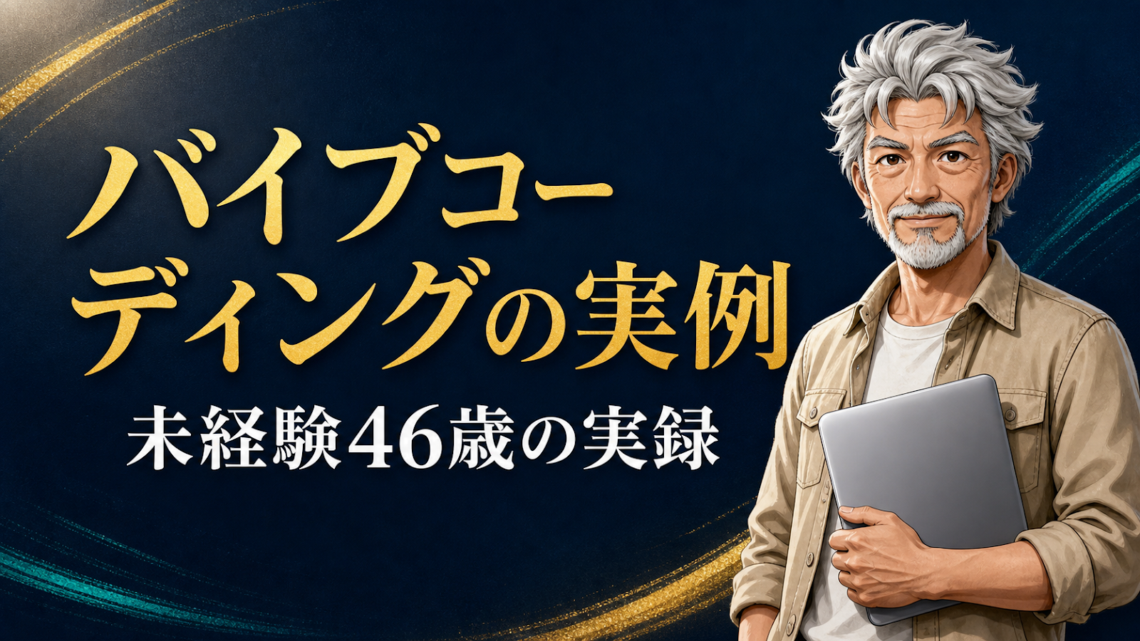 バイブコーディングの実例のアイキャッチ