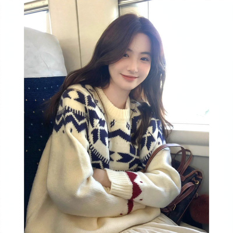 Vintage Fair Isle Knitted Sweater