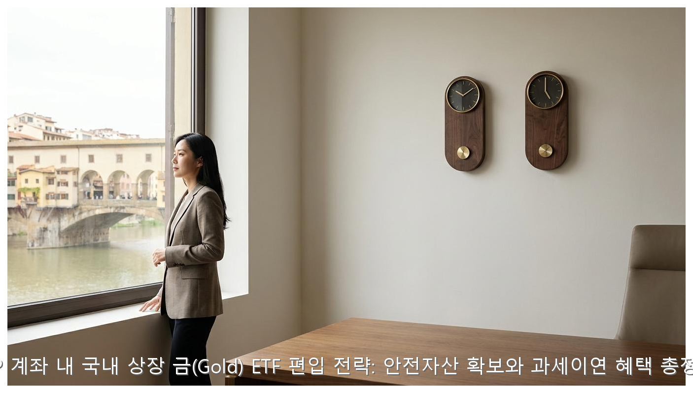 IRP 금 ETF 절세 및 투자 전략 가이드 핵심 안내 및 분석 인포그래픽 (5)