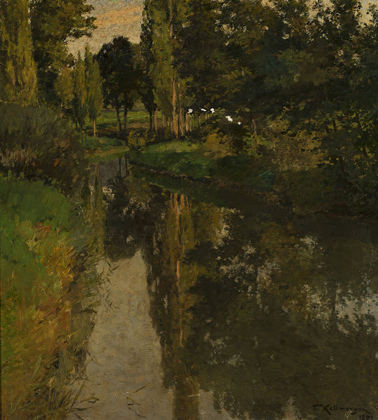 Landscape with a creek