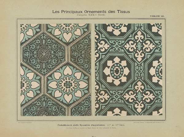 Les principaux ornaments des tissus jusquau XIXme siecle Pl21 1902