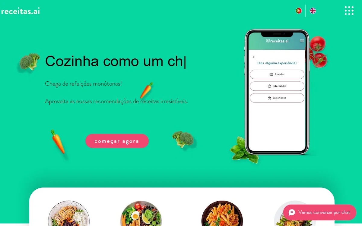 Captura de receitas.ai