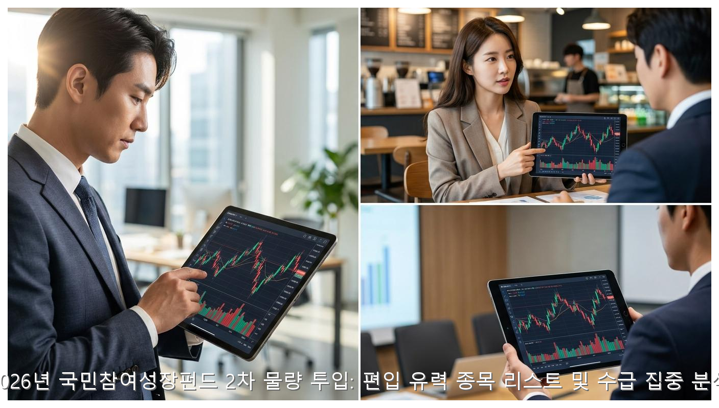 2026년 국민참여성장펀드 2차 물량 투입: 편입 유력 종목 리스트 및 수급 집중 분석 핵심 안내 및 분석 인포그래픽 (8)