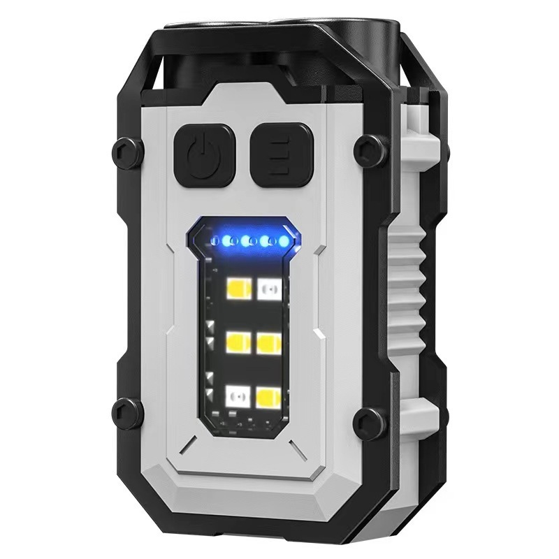 Tragbare USB-Taschenlampe mit Magnethalter