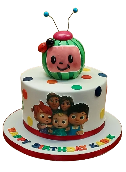 Coco Melon Themed Birthday Cake CB-NC588
