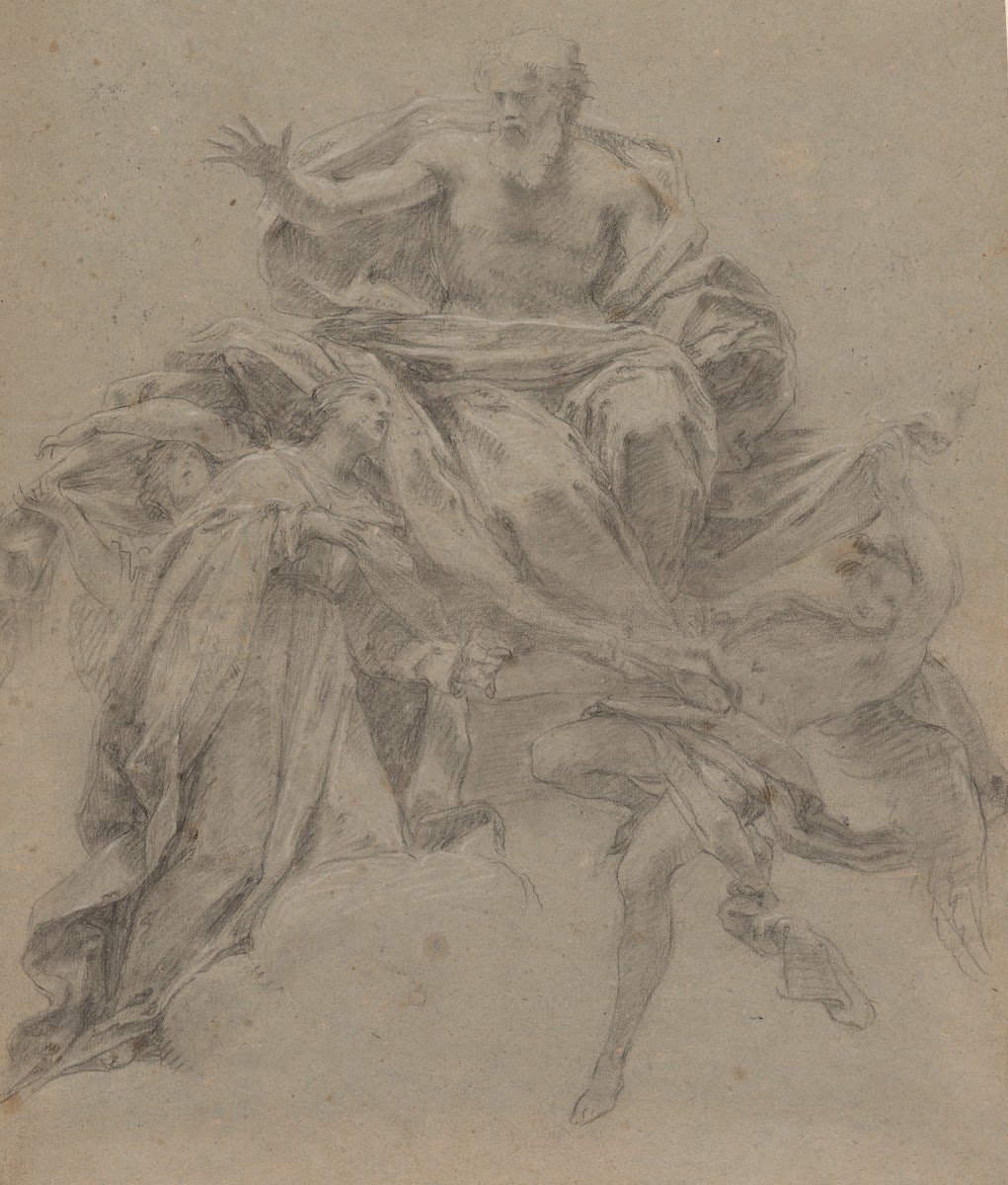 The Immaculate Conception With God The Father And Angels 1739