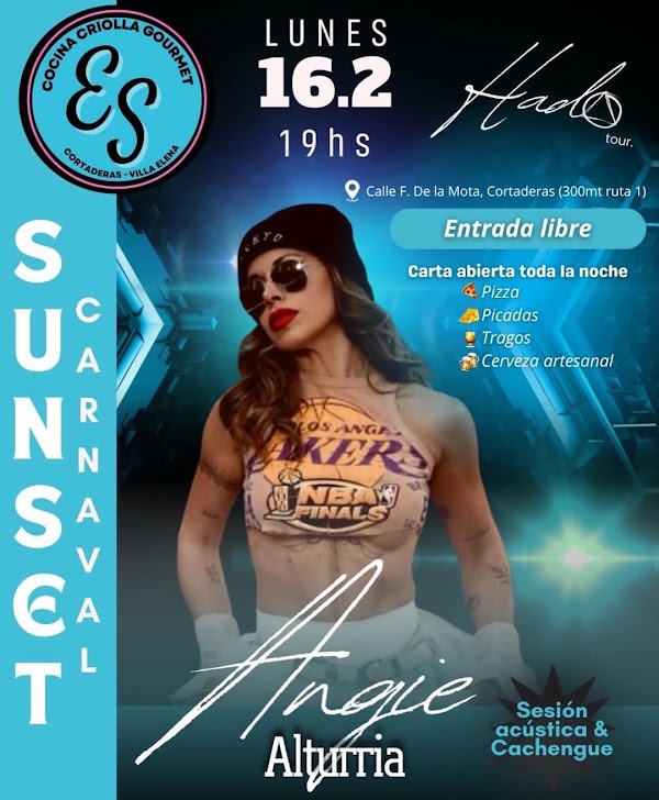 Sunset Carnaval con Angie Alturria