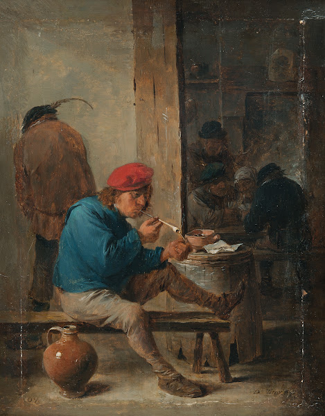 Tavern Scene with Smokers 1640s