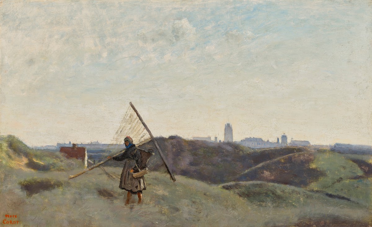 Dunkerque Une pêcheuse de crevettes 1857