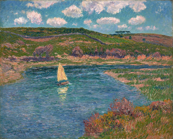 Rivière de Pont Aven Finistère 1899