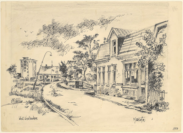 Gezicht te West Knollendam 1950 1960