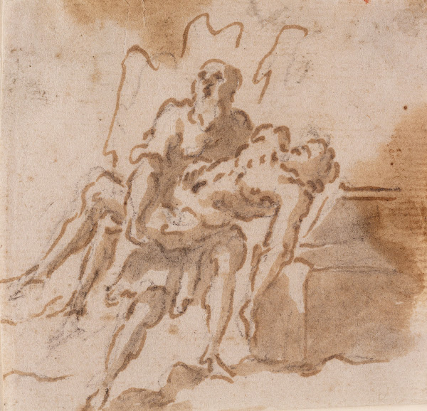 Dedalus Burying Icarus c 1605