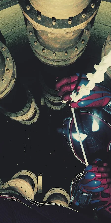 Miles Morales, Spider-Man, Sewers, Marvel Comics 4K Phone Wallpaper