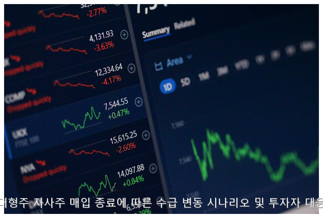반도체 대형주 자사주 매입 종료 수급 대응 가이드 핵심 안내 및 분석 인포그래픽 (5)