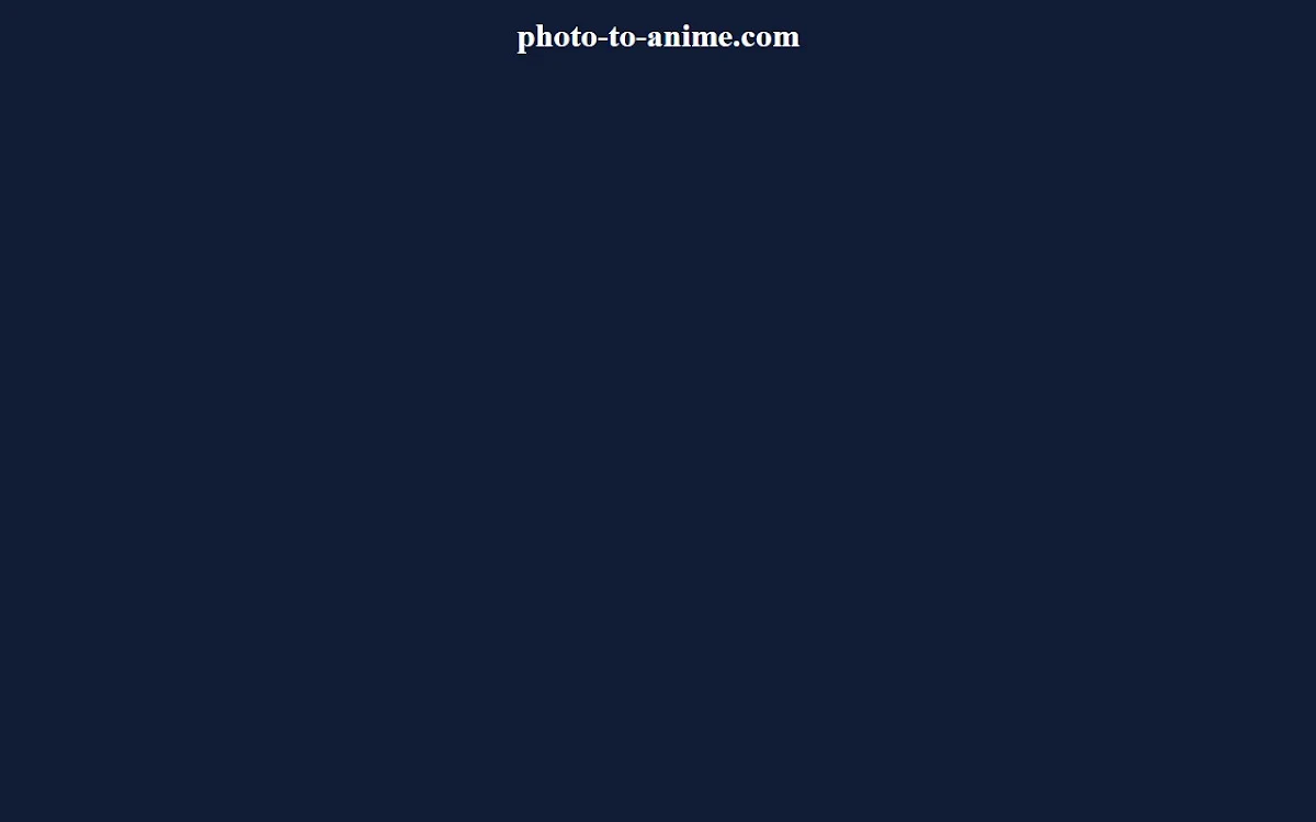 Captura de Photo-to-Anime.com