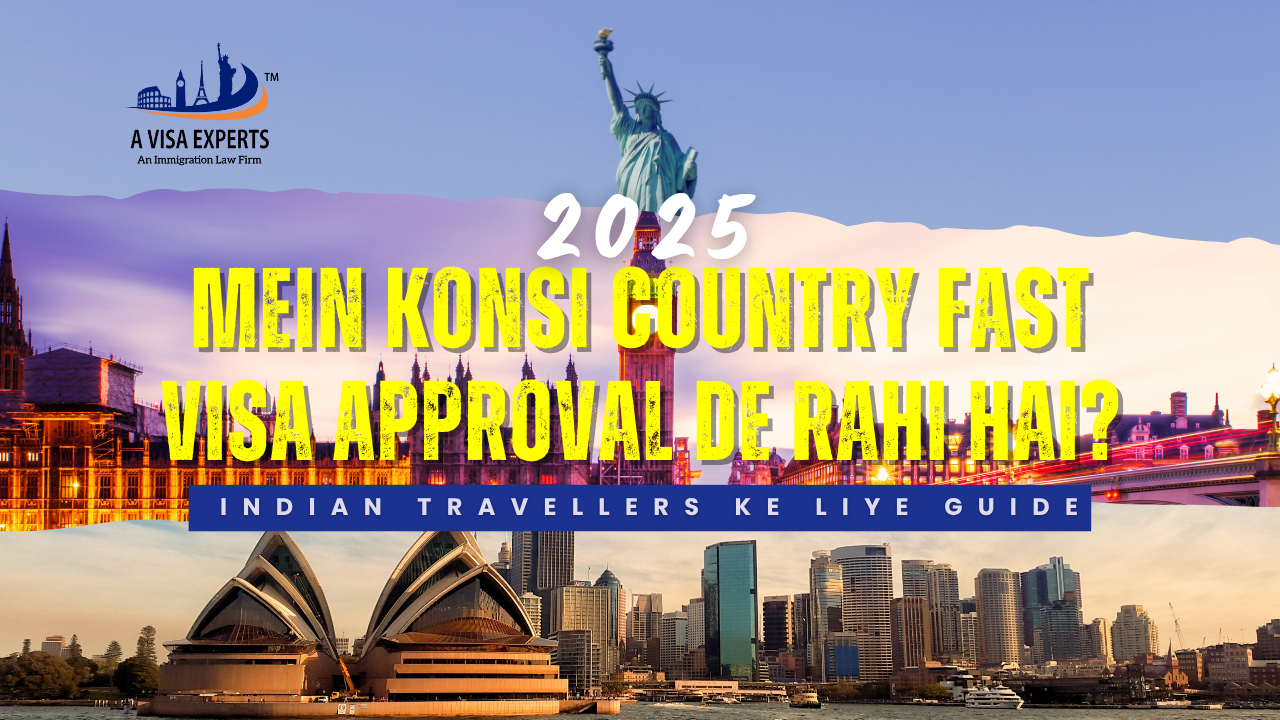  2025 Mein Konsi Country Fast Visa Approval De Rahi Hai? Indian Travellers Ke Liye Guide.