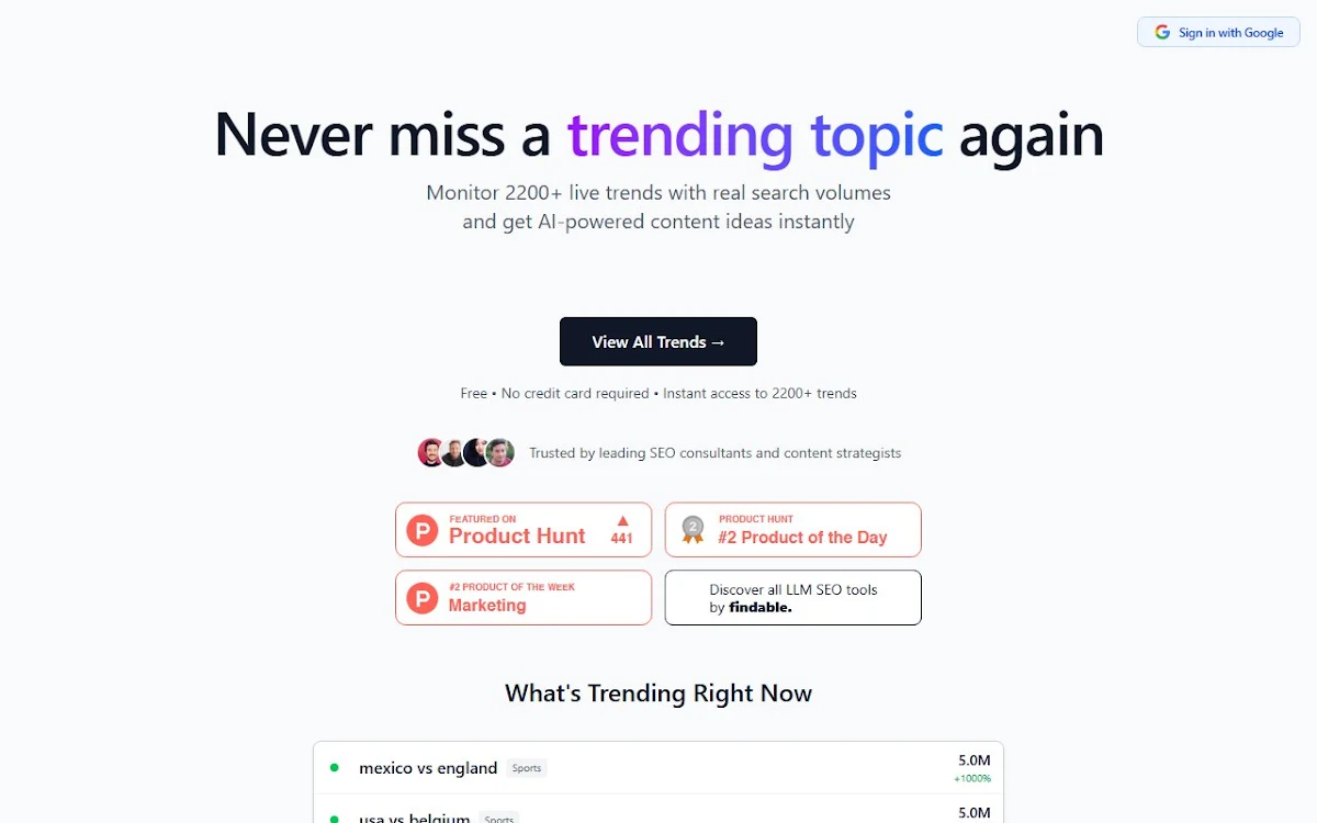 Captura de LLM SEO Trends