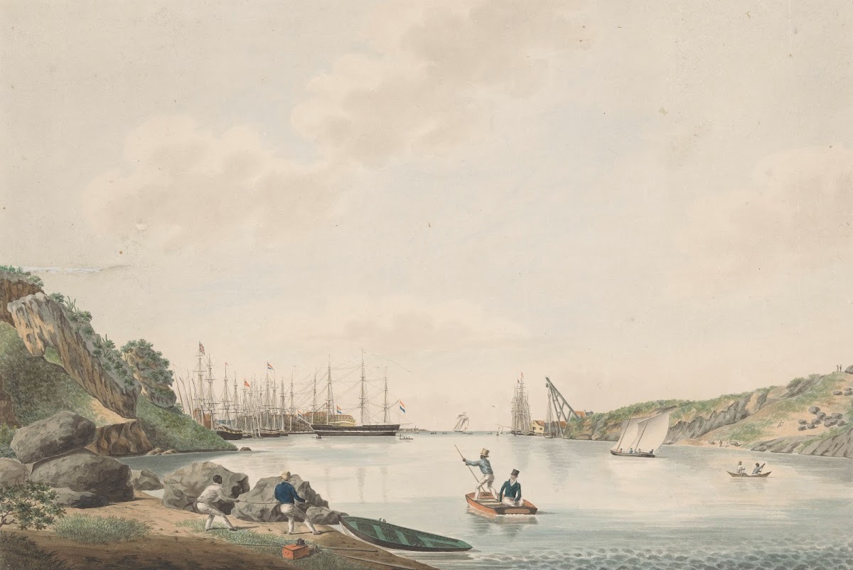 Gezicht Op De Haven Van CuraçAo C 1825