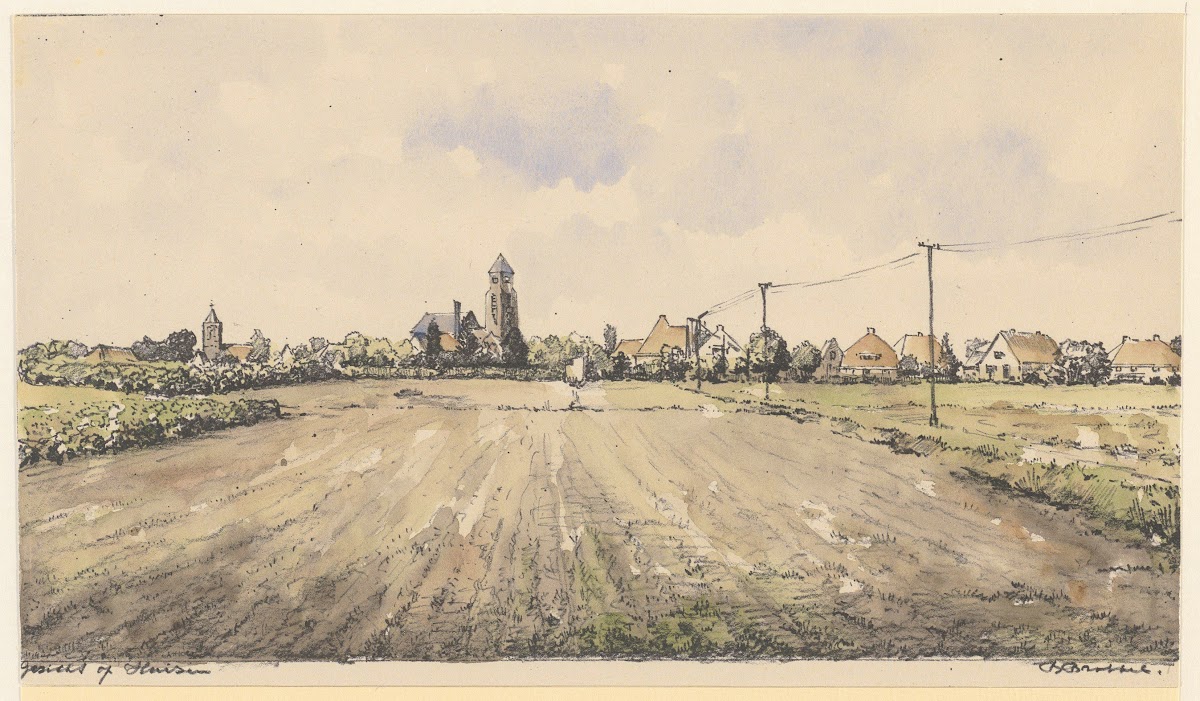 Gezicht Op Huizen 1935