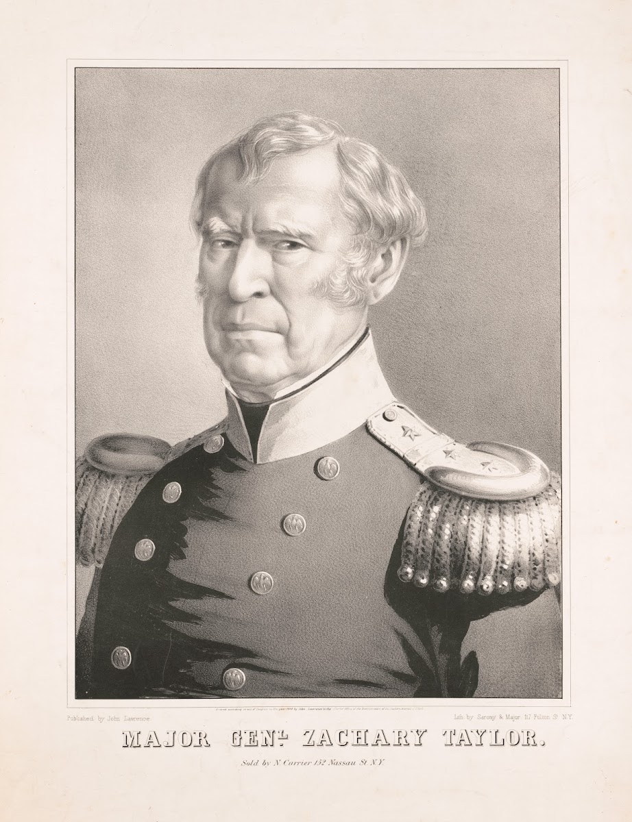 Major General Zachary Taylor 1848