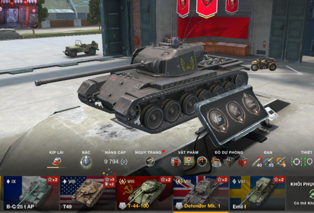 Bán acc World of Tanks Blitz có 8 tank X mạnh (Sheridan Miss...