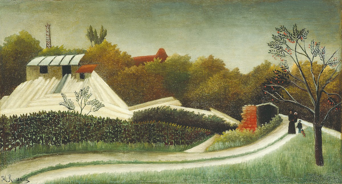 Sawmill Outskirts of Paris c 1893 95