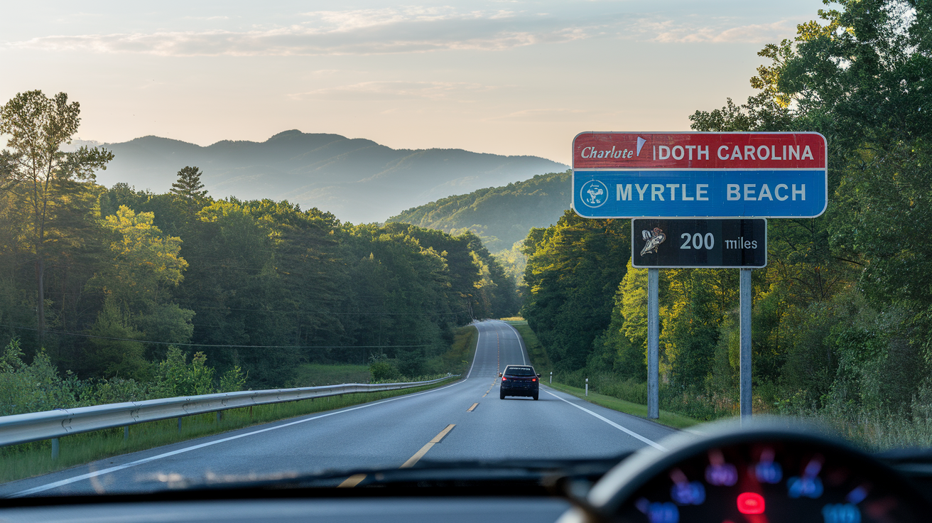 How Far Is the Drive from Charlotte to Myrtle Beach?