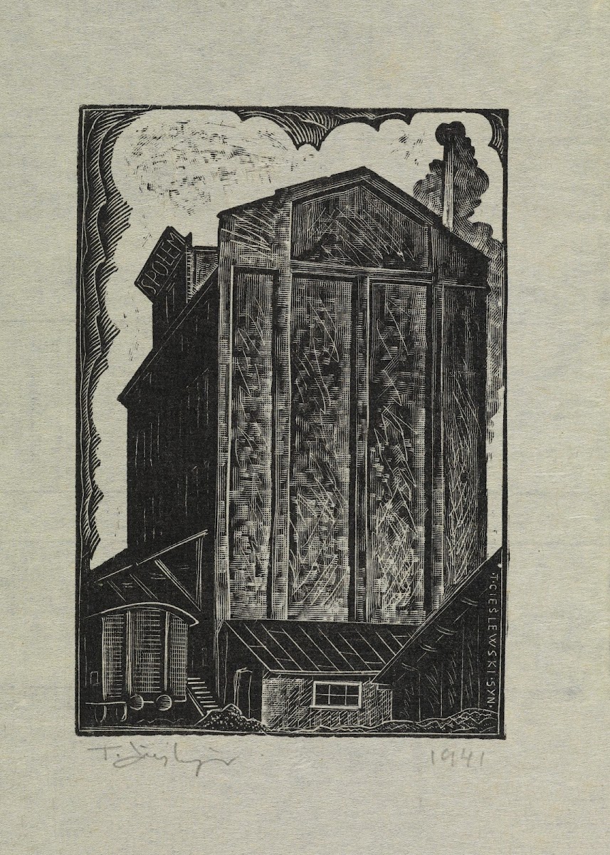 Młyn Społem w Sokołowie Podlaskim 1941