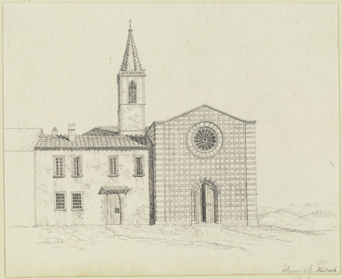 Die Kirche S Giuliana bei Perugia