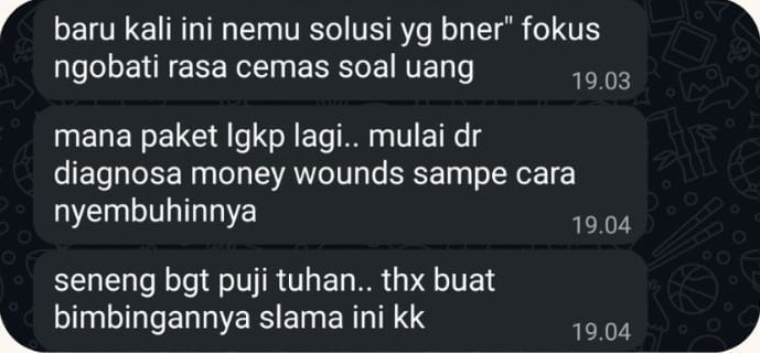 Testimoni Damai Sama Uang 5