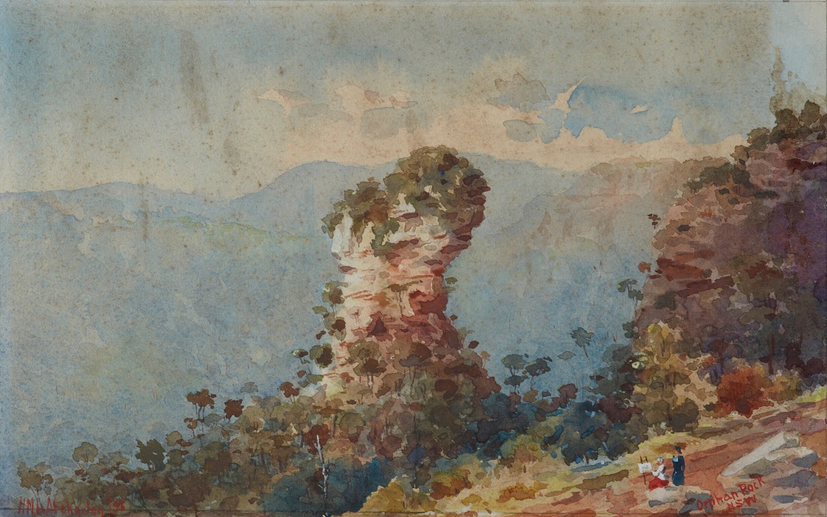Orphan Rock Katoomba Blue Mountains 1893