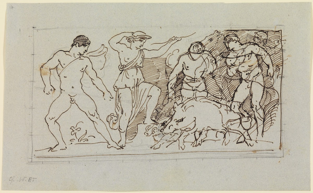 Meleager und Atalante before 1842