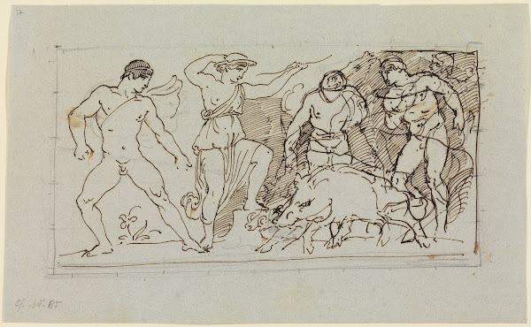 Meleager und Atalante before 1842