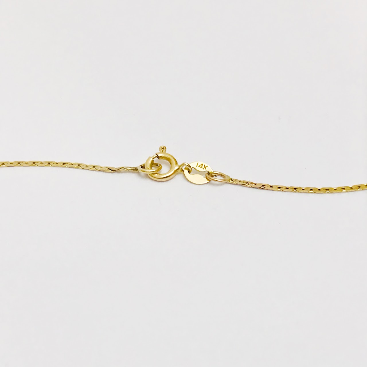 14K Gold Multi Pendant Necklace