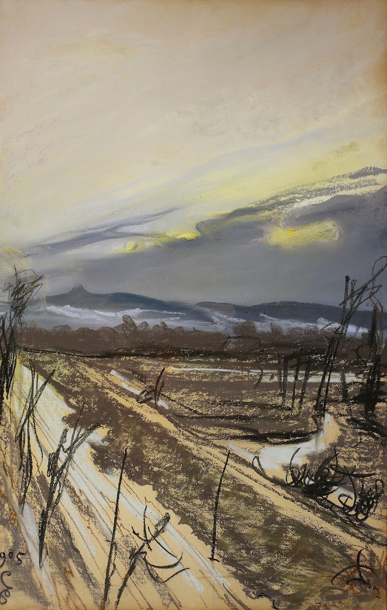 View from the window of the artists studio of Kościuszko Mound 1905