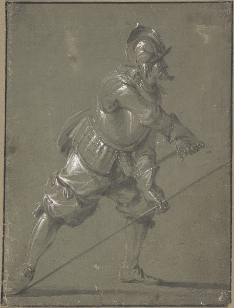 An Infantryman Drawing His Sword 164091