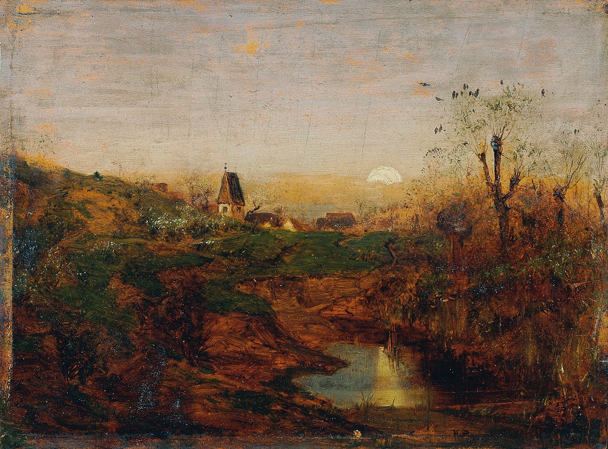 AbenddäMmerung In Moorlandschaft 1885