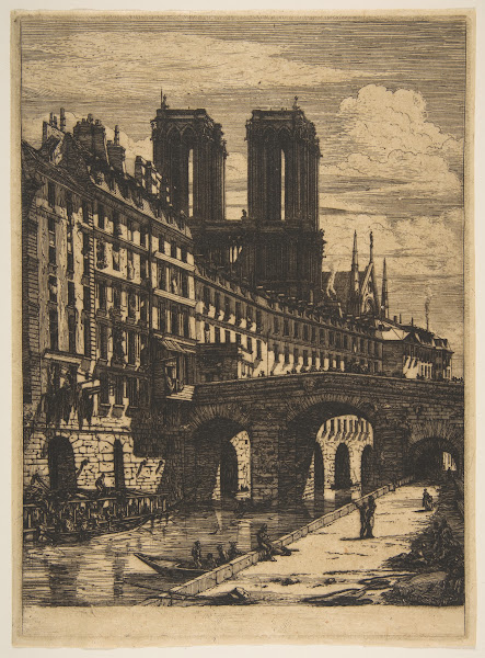 The Petit Pont Paris 1850