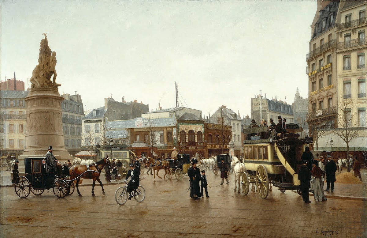 La place Clichy 1896