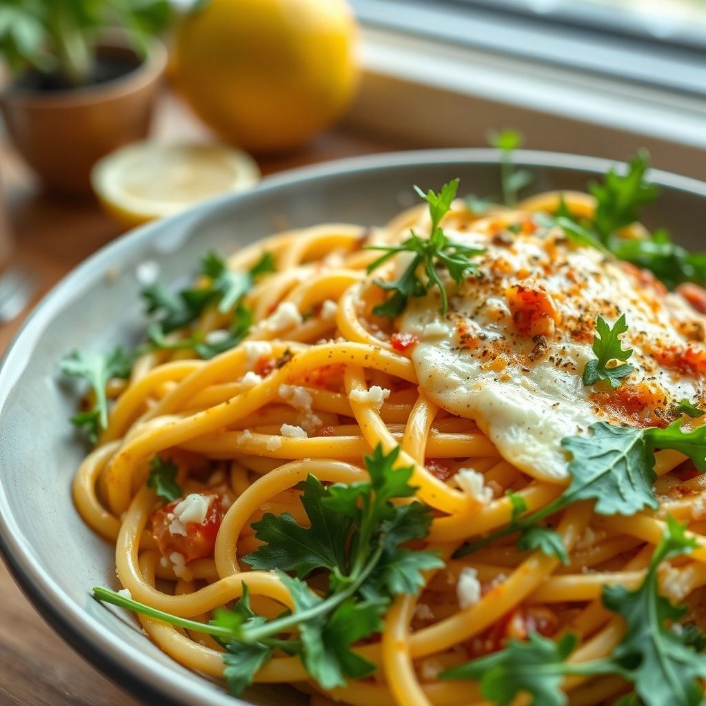 Zesty Lemon Arugula Pasta Salad – Easy 30-Minute Meal