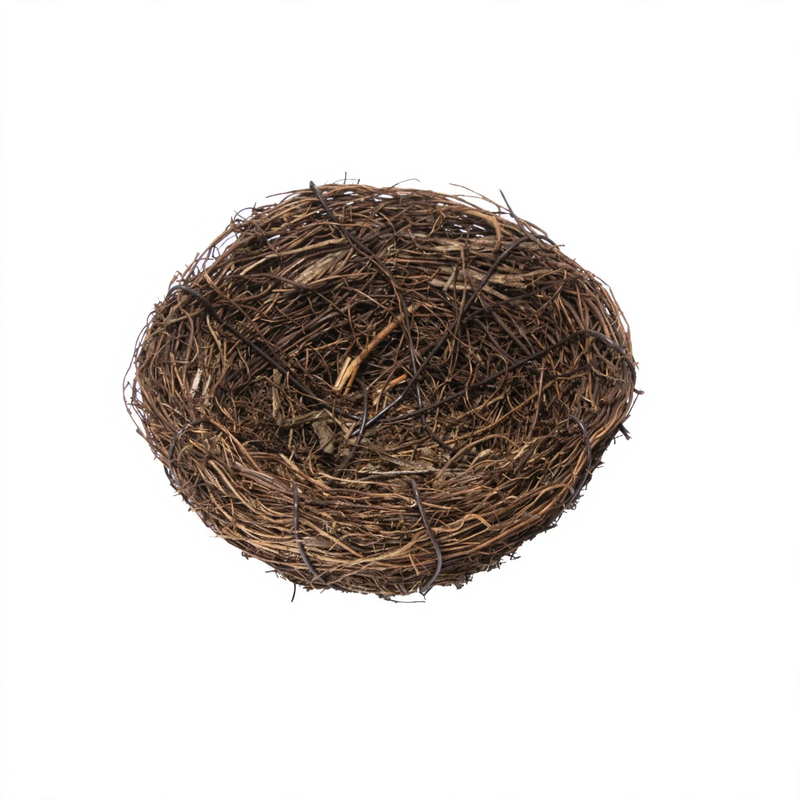 Geflochtenes Vogelnest aus Rattan