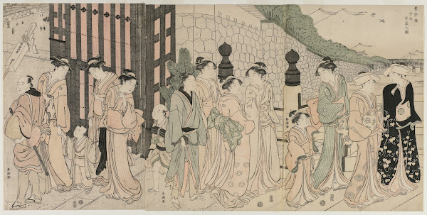 A Thousand Autumns Ten Thousand Years on Tokiwa Bridge early 1790s