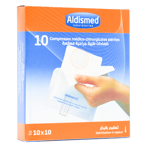COMPRESSE STERILE 10*10   B/10