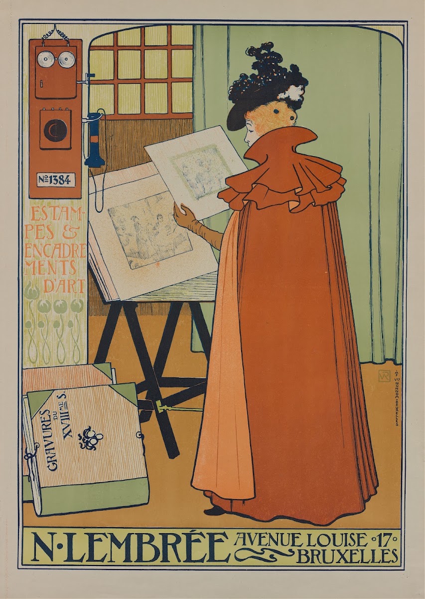Poster for the Lembrée Gallery 1897