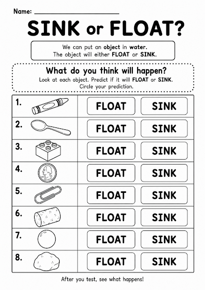 Sink or Float?